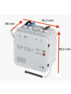 Kit Thermostat sans fil mural ou encastré - bpt001-dimention_1_6