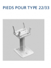Pieds pour radiateur Brugman Vertical et horizontal - brugman_pied_type22_type33