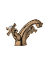 MELANGEUR LAVABO CHAMBORD RETRO OR ROSÉ BROSSÉ PVD CH834P - ch10834p_melangeur_lavabo_chambord_ondyna_or_rose__brosse__1
