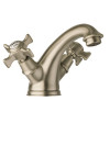 MELANGEUR LAVABO MONOTROU CHAMBORD RETRO  - ch10877melangeur_lavabo_chambord_ondyna-metal_brosse_