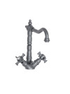 MELANGEUR LAVABO CHAMBORD METAL BROSSÉ CH11177 - ch11177_melangeur_lavabo_chambord_retro_ondyna_1