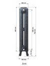 Radiateur fonte JOVIS - CINIER - cote_radiateur_fonte_jovis_cinier
