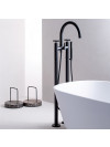MELANGEUR BAIN DOUCHE SUR COLONNES CROSS ROAD - cr10813_amb_cross_road_me_langeur_bain_douche_sur_colonnes_noir_mat