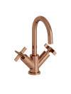 MELANGEUR LAVABO CROSS ROAD 3 TROUS - cr22646p_or_rose___cross_road_me_langeur_lavabo_ondyna