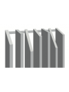RADIATEUR TORRI 50 CHAUFFAGE CENTRAL BREM - detail_radiateur_vertical_torri_eau_chaude_couleur_gris