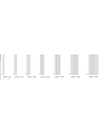 Radiateur ROLO ROOM Vertical - TERMA  - dimension_radiateur_rolo