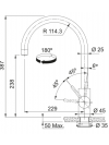 MITIGEUR EOS NEO J BEC- FRANKE - dimension_robinet_franke_eos_neo_j_bec_inox_115.0590.044_1
