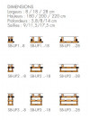SBARRA UP - BREM - dimensions_radiateur_sbarra_up