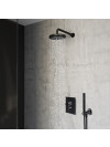 PACK DOUCHE ENCASTREE OMEGA 2 SORTIES BLACK MAT - douche_encastre_e_2_sorties_omega_noir_mat_xog61913