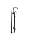 MELANGEUR BAIN DOUCHE SUR COLONNES EAST SIDE - es10875_bain_douche_chrome__noir_brosse__east_side_ondyna_2
