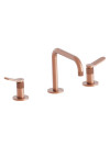 MELANGEUR 3 TROUS LAVABO EAST SIDE  - es20434p_me_langeur_lavabo_robinetterie_east_side_or_rose__ondyna