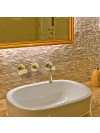 MELANGEUR MURAL 3 TROUS LAVABO EAST SIDE  - es24396p_ambmelangeur_mural_or_brosse_lavabo_east_side__2
