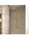 COLONNE DOUCHE THERMOSTATIQUE EAST SIDE  - es48696p_amb_colonne_douche_comple_te_east_side_ondyna_or_brosse__1