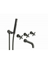 PACK ENCASTRE NOIR MAT BAIN-DOUCHE MELANGEUR 2 SORTIES EXECUTIVE - ev11113_pack_encastre__ondyna_executive_douche_noir_mat