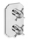 FAÇADE CHAMBORD THERMOSTATIQUE 3 SORTIES SANS MECANISME CHROME - facade_douche_encastree_chambord_thermostatique_2_sorties_sans_mecanisme_xc85251_ondyna_4