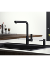 MITIGEUR NEPTUNE EVO avec douchette Noir mat - FRANKE - franke_mitigeur_neptune_evo_noir