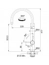 Mitigeur à eau filtrée VITAL - FRANKE - franke_vital_filtre_schema