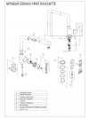 Douchette pour robinetterie ZODIACO FIRST - FRANKE - franke_zodiaco_first_douchette