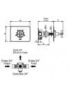 Habillage pour mitigeur thermostatique - ZEPHYR - HORUS - habillage_pour_mitigeur_thermostatique_r_f._16.507-_version_croisillon_schema_et_dimension