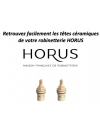 Paire de têtes céramique de robinetterie - HORUS - horus_te_te_ce_ramique_robinnetterie_cuisine_e_vier
