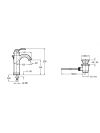 FAIRFAX MITIGEUR LAVABO BEC HAUT - Jacob Delafon - jacob_delfon_fairefaix