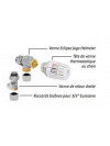 Kit 262 ECLIPSE raccords vers le sol - jaga_kit_262_heimeier