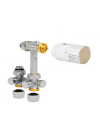 Kit 104 Raccord Droit monotube Bitube JAGA  - kit104_ensemble_robinetterie_radiateur_thermostat_raccord_droit