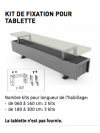 Kit de fixation pour tablette pour radiateur  MINI sur pieds JAGA - kit_de_fixation_pour_tablette_pour_radiateur__mini_sur_pieds_jaga__4