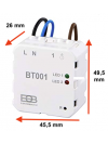 Kit Thermostat RF Radiateur avec résistance - kit_encastre__thermostatique_bt001