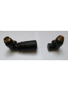 Kit Thermostatique Equerre d'angle - Chauffage cental - kit_thermostaique_angle_noir