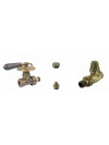 Kit complet robinetterie radiateur Rétro Classic Art MF 1/2" 1/2" - kit_v677l_droite