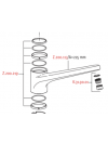 Joints Mitigeur DOMO/ORCINO/VITAUNO - KWC - kwc_domo_mitigeur_cuisine_douchette_joint1