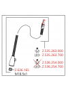 Flexible douchette - EVE - KWC - kwc_eve_mitigeur_cuisine_chrome_douchette