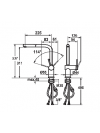 Mitigeur escamotable avec ou sans douchette LIVELLO - KWC - kwc_livello_mitigeur_cuisine_chrome_escamotable_douchette