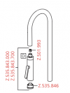 Douchette complète Chromé - ONO Pro - KWC - kwc_ono_douchette_steel
