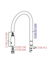 Coude flexible - SIN - KWC - kwc_sin_coude_flexible