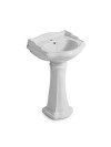 LAVABO  RETRO CHAMBORD  1 TROU WCH5547 CERAMIQUE - lavabo_retro_chambord_sur_pieds_ondyna_wch5547