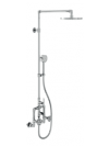 INDUSTRY - Mélangeur douche avec colonne et douchette - MARGOT - margaux_industry_colonne_douche_chrome