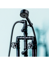 INDUSTRY - Mélangeur bain douche sur colonnes - MARGOT - margaux_industry_croisillons_bain_douche