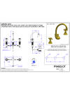 Mélangeur de lavabo 3 trous - CIRCÉ - MARGOT - margot_circe_melangeur_3_trous_lavabo_m20-1301_schema