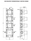FAÇADE QUADRI 3 SORTIES THERMOSTATIQUE DOUCHE MITIGEUR CHROME - mecanisme_pd70300_chrome