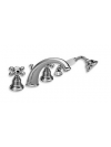 MELANGEUR BAIN-DOUCHE PARIGI 4 TROUS SUR PLAN - melangeur_bain-douche_retro_parigi_ondyna_pg10451