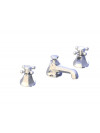 ASCOTT MELANGEUR LAVABO 3 TROUS à Croisillons ou à Manettes - melangeur_lavabo_3_trous_bec_bas_avec_vidage_automatique_ascott_horus
