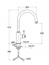 Mitigeur cuisine CANOVA Ondina KA51551