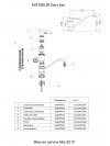 Piéces détachées GARY 100271 - mitigeur_franke_gary_100271_schema