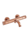 THERMOSTATIQUE OR ROSE BROSSÉ EAST SIDE  - mitigeur_thermostatique_bain_douche_east_side_finition_or_rose_brosse_type_industriel_ondyna_es15734p