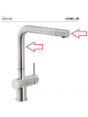 Kit Complet (Col de Cygne + Mousseur) pour Robinetterie LIVE de NOBILIS - nobili_live_kitcomplet_robinet