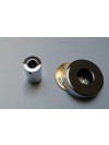 Support mural 84125A Chrome - PAINI - paini_support_mural_colonne_douche