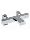 QUADRI MITIGEUR BAIN DOUCHE SUR GORGE THERMOSTATIQUE BEC CASCADE - qd18551