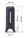 RADIATEUR FONTE LEON  - radiateur_eau_chaude_fonte_leon_51_cinier